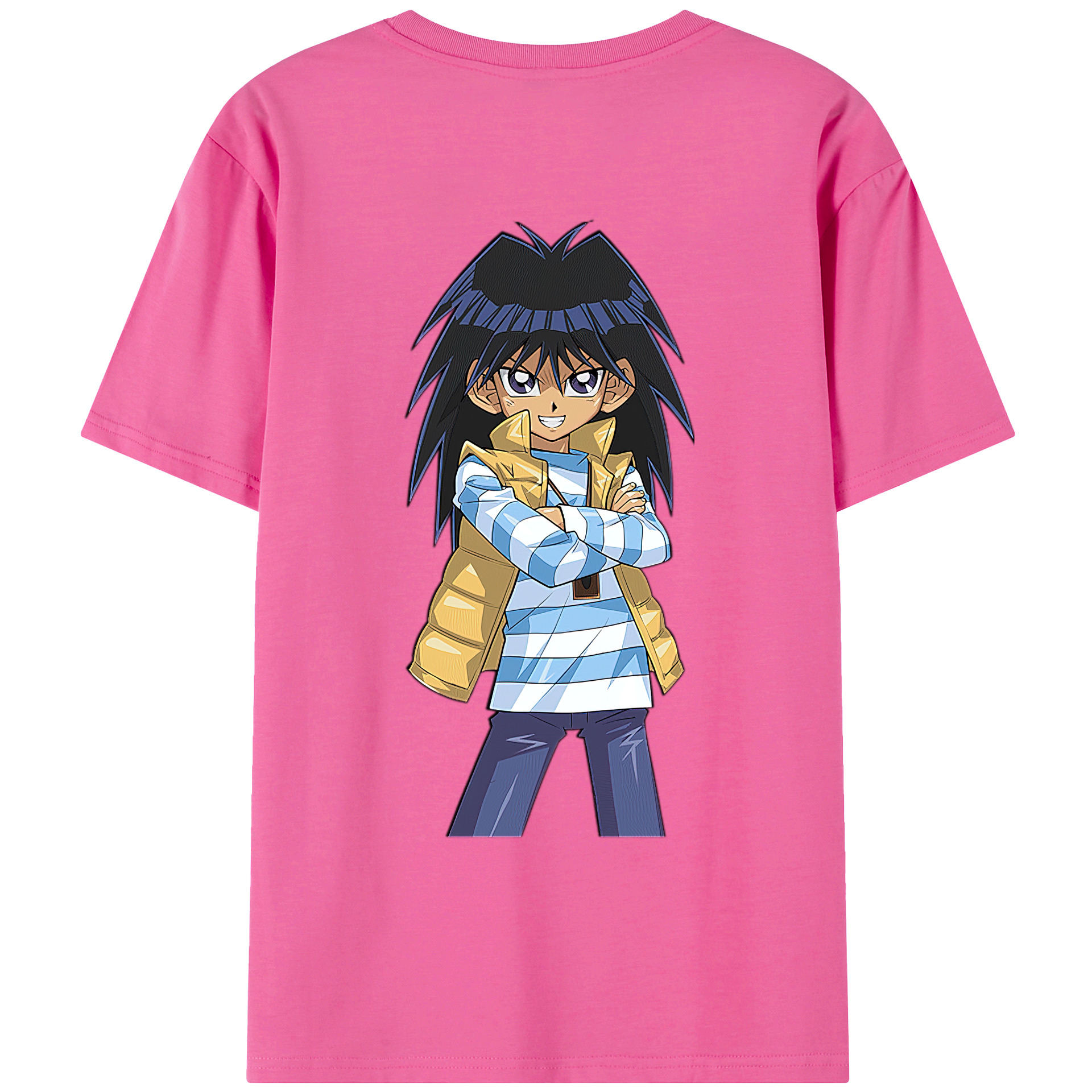 （画像用） 遊☆戯☆王 Yu-Gi-Oh! レディース半袖Tシャツ(バックプリント)